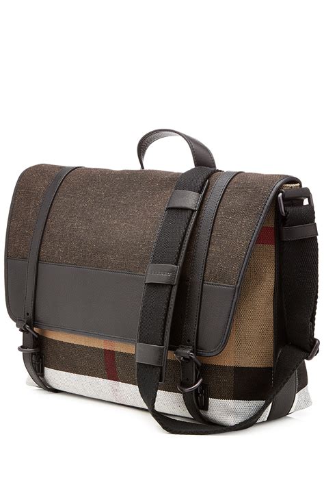 messenger bag burberry|burberry messenger bags for men.